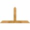 Ekena Millwork Portland Rough Sawn Timber Gable Bracket, Western Red Cedar, 48"W x 26"H x 2"D x 4"F, 13/12 Pitch GBW048X26X0204POR00RWR - alternate 1